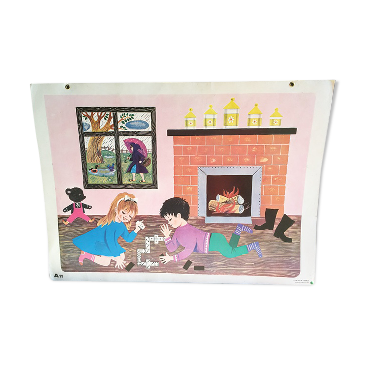 Fernand Nathan School Poster - A11