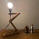 Accordion lamp, vintage Scandinavian design from the 90s, modernist design.