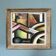 Cubist painting 1950 signed S. Montegnie
