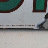 Enamelled plate Chicory Williot