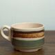 Set tasses à café Gien en grès avec soucoupes