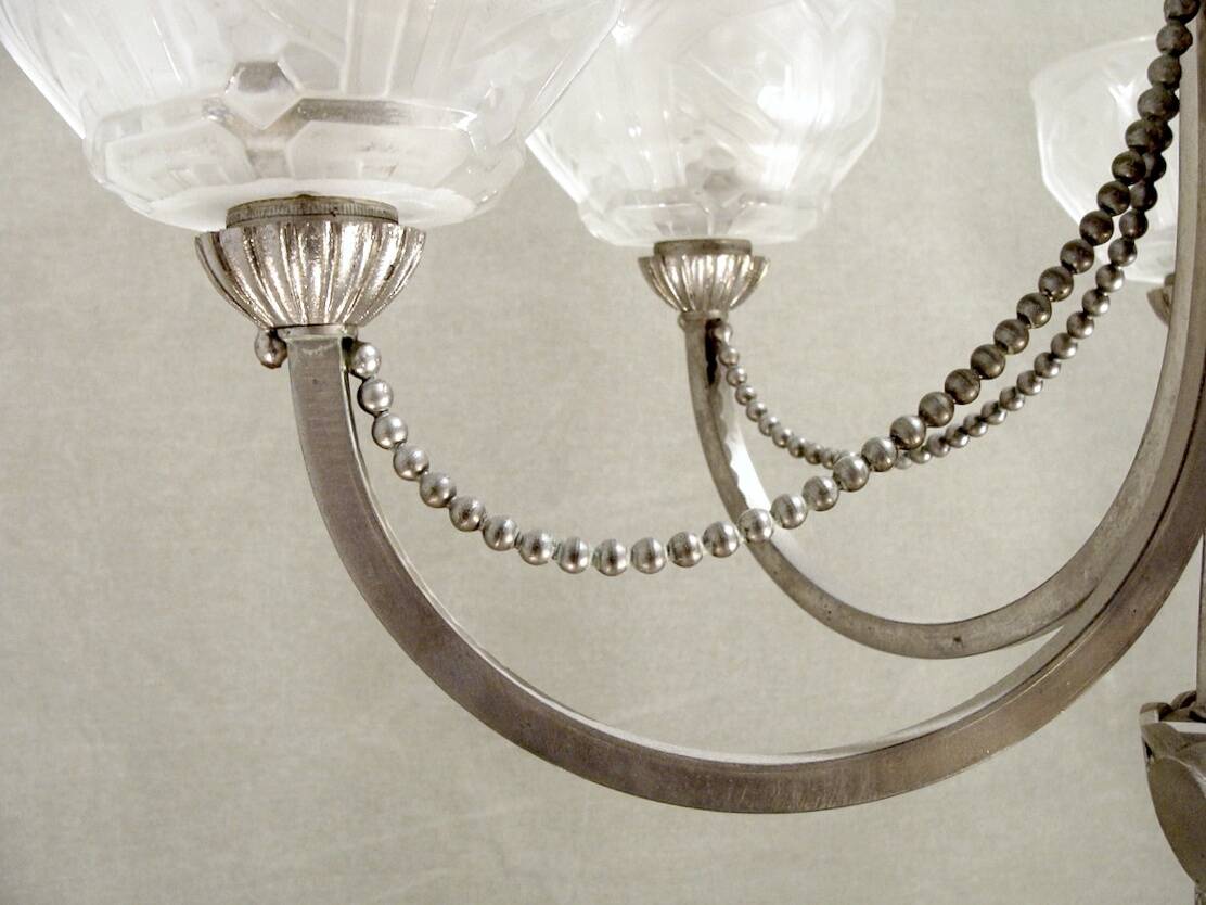 1930 chandelier with 6 lights