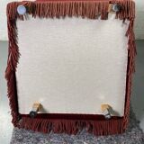 Red Club Chair with Fringe