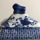China porcelain terrine topped with a Fo dog