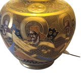 Handmade Asian style lamp in ceramic