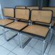 Suite of 6 chairs Cesca B32 by Marcel Breuer years 1992