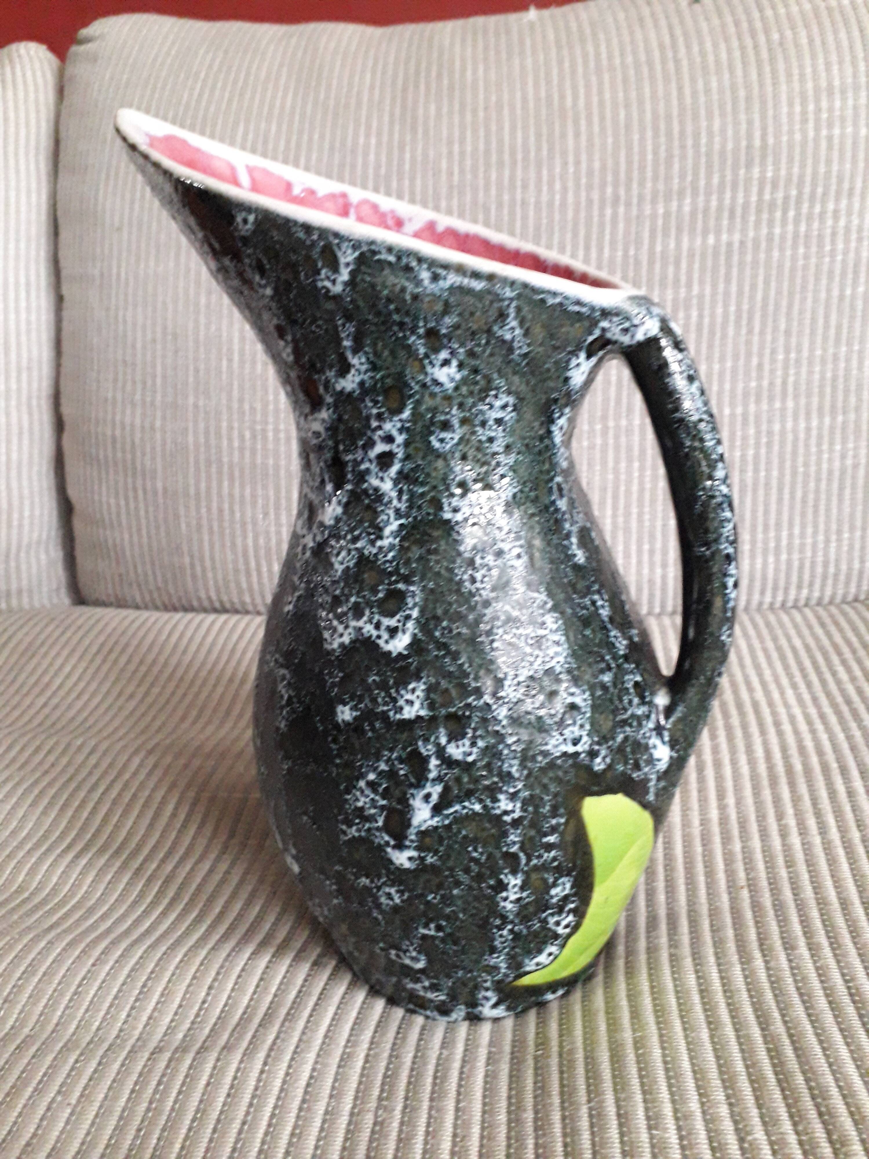 Very original Vallauris ceramic vase.
