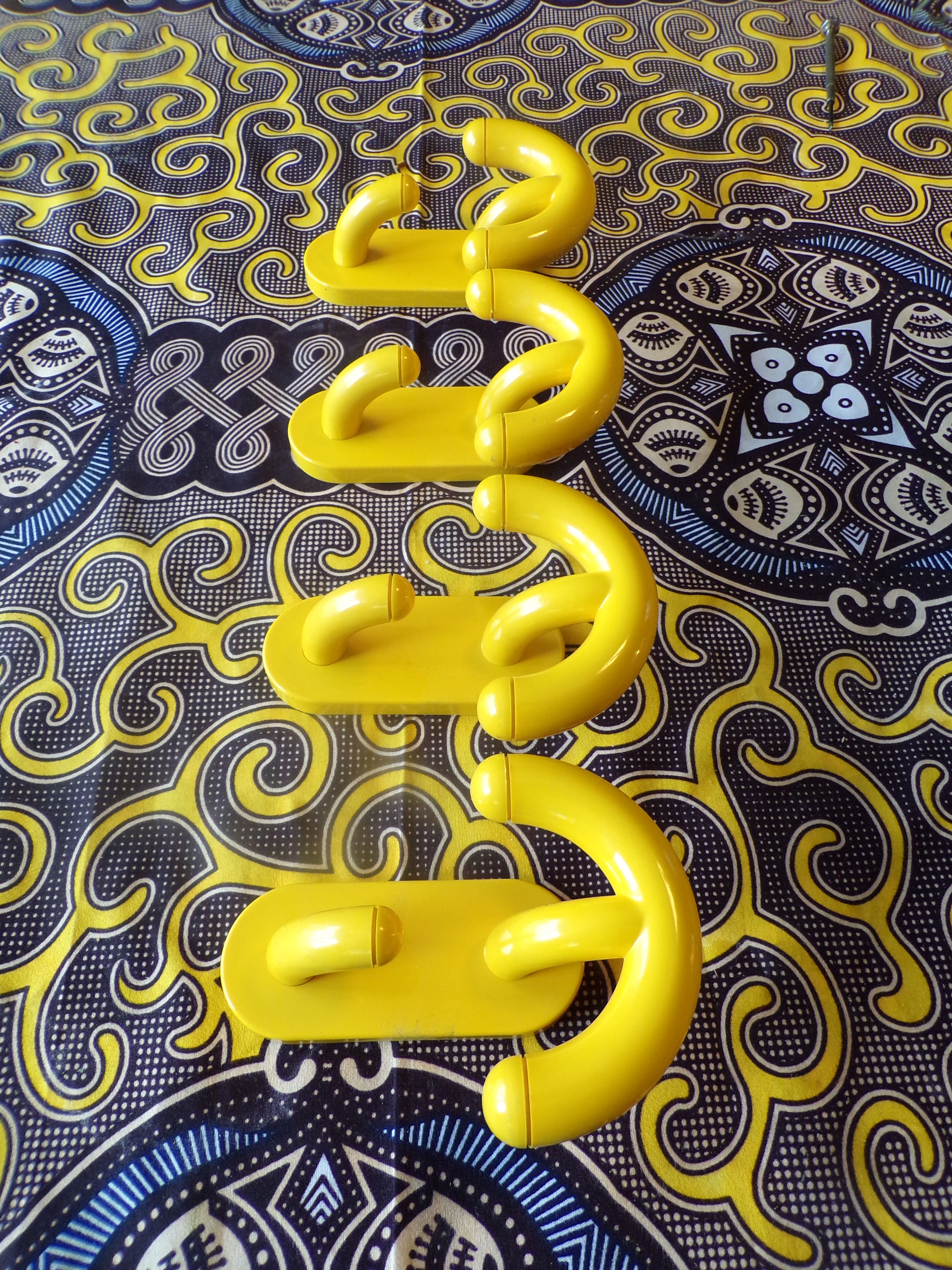 Set 4 hooks Arco by Luigi Caramella for Con&con