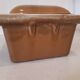 Glazed earthenware casserole pot