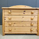 Commode en bois de pin scandinave, années 1980