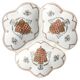 French Porcelain Divided Presentation Dish by House Of Toussi Court