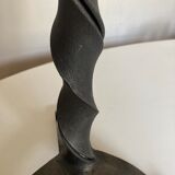 Brutalist beaten iron lamp 1970