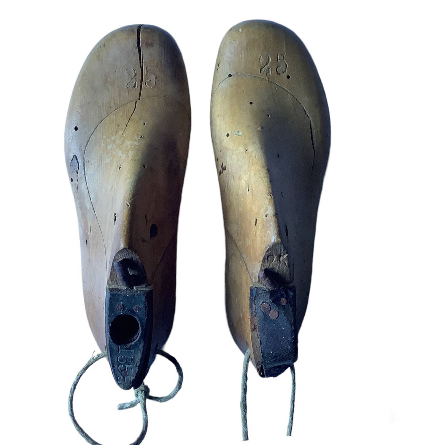 Old child's wooden mouthpiece