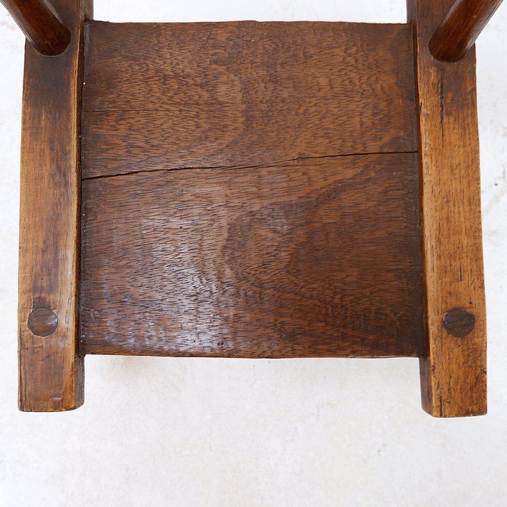 Traditional African hand-carved 'Baoulé' chair, 1920s