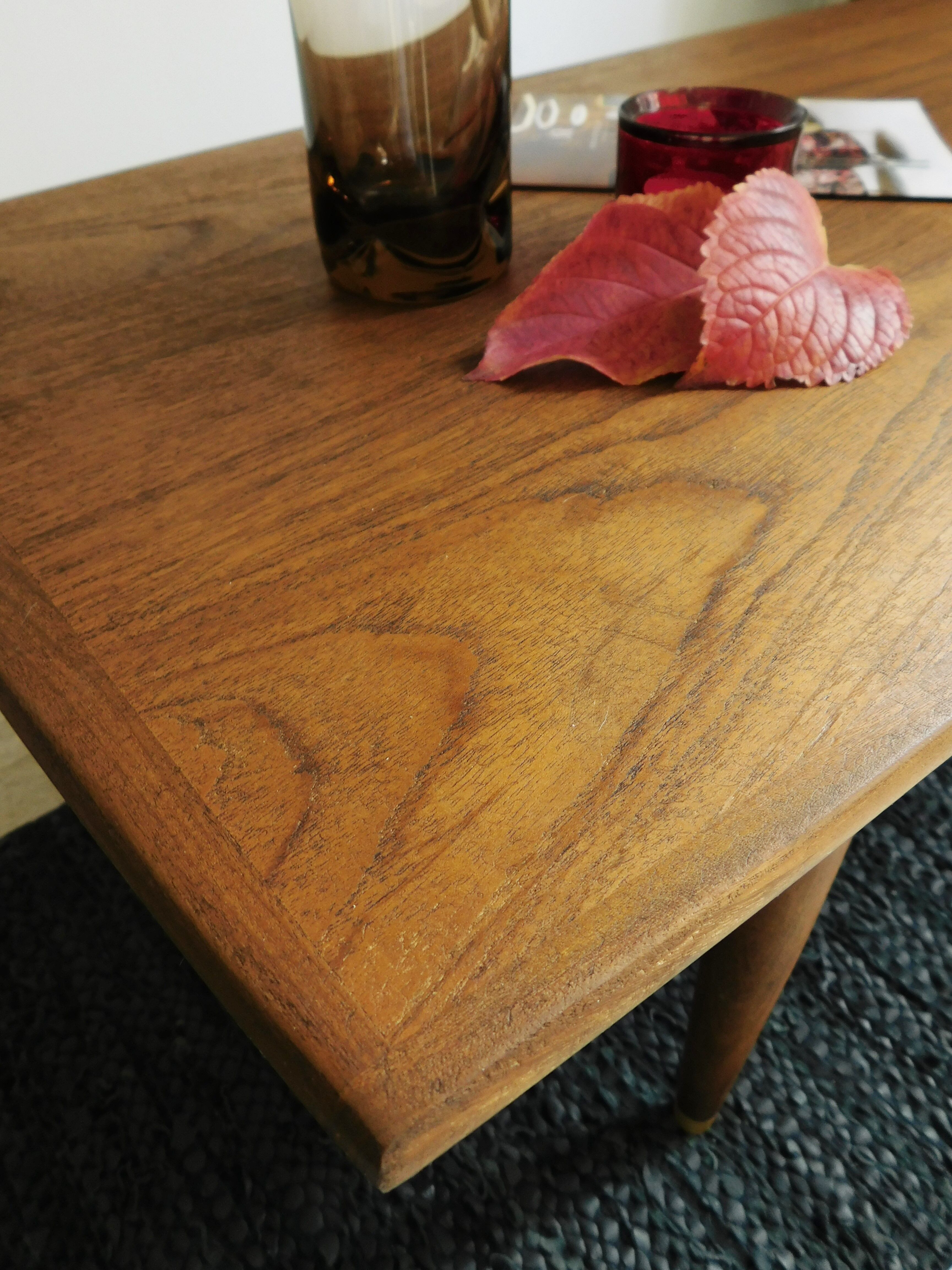 Table basse scandinave en chêne