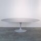 Large Oval Tulip Marble Dining Table by Eero Saarinen for Knoll