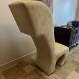 Designer armchair, "Djinn" chaise longue style by Olivier Mourgue