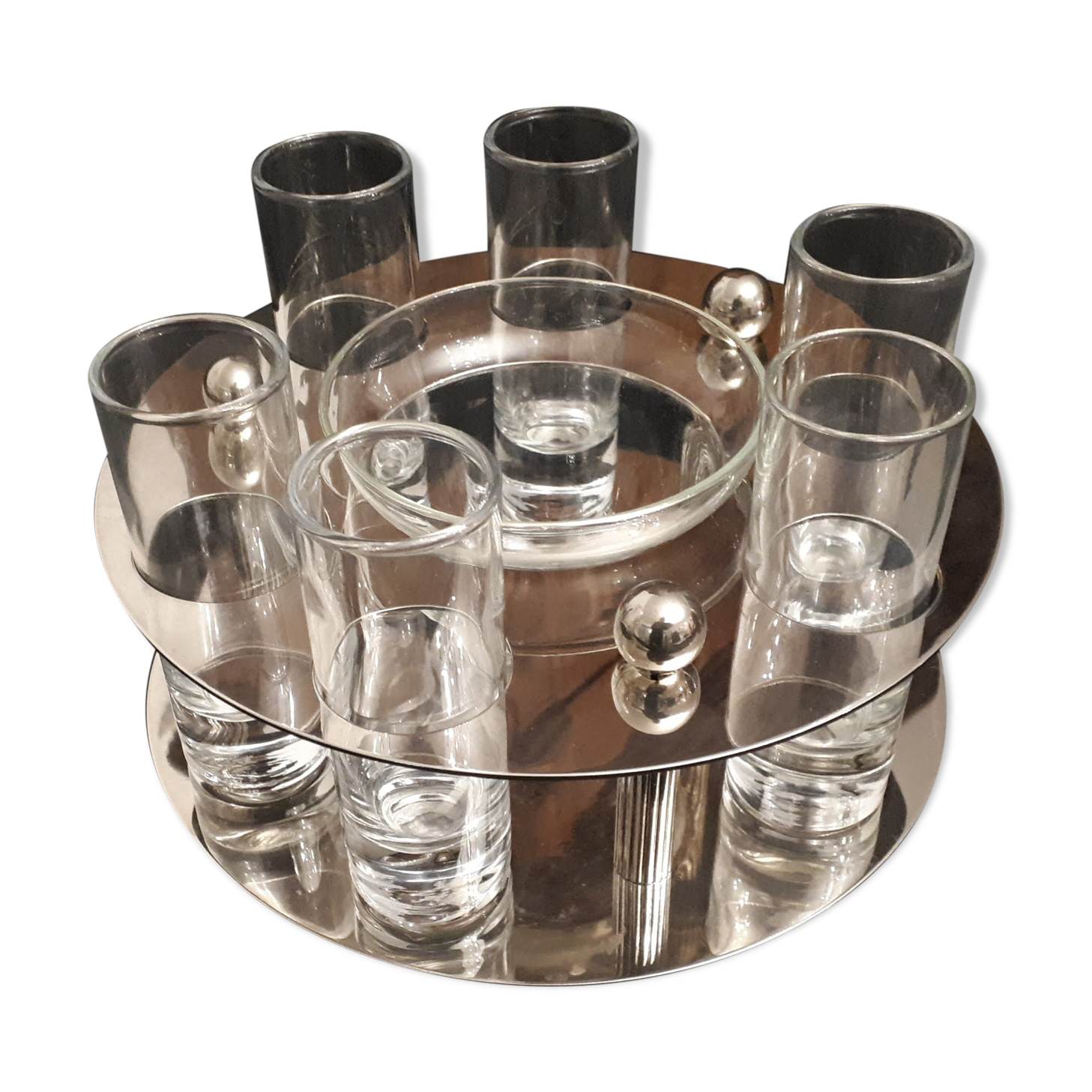 Caviar and vodka service