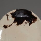 SET OF 4 GLAZED CERAMIC BREAKFAST PLATES