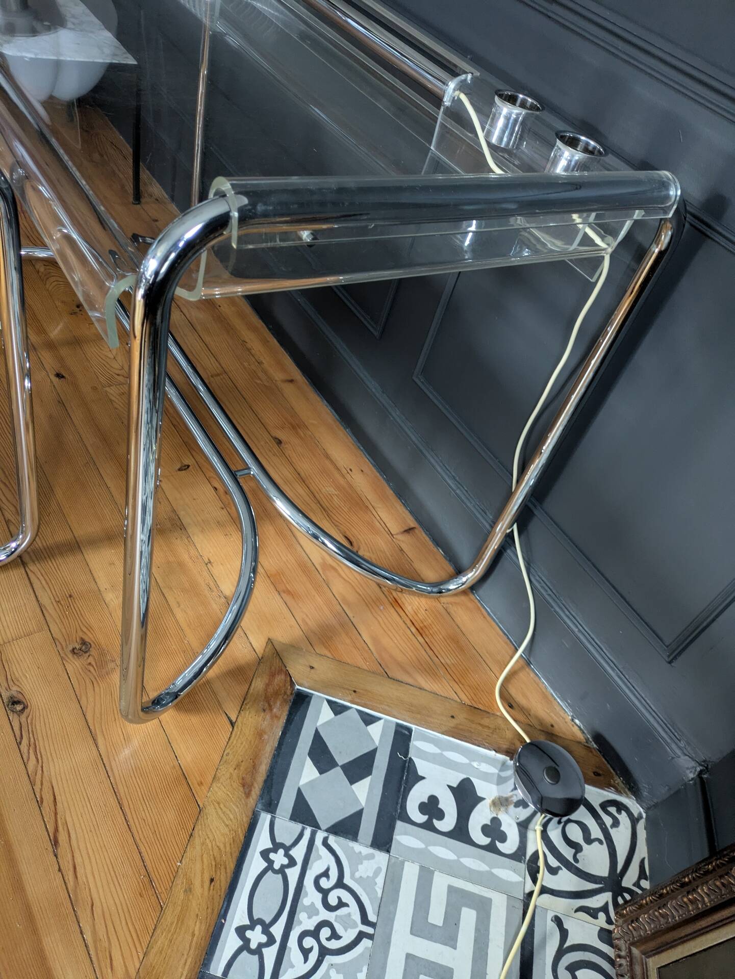 Rare Bureau  et fauteuil ''IIIForm'' Fabio Lenci ,Formes Nouvelles 70'