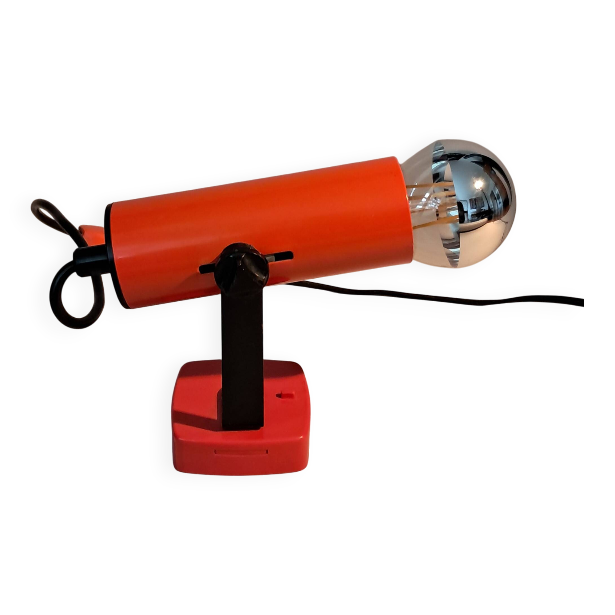 Targetti Sankey orange wall light 1960/1970.