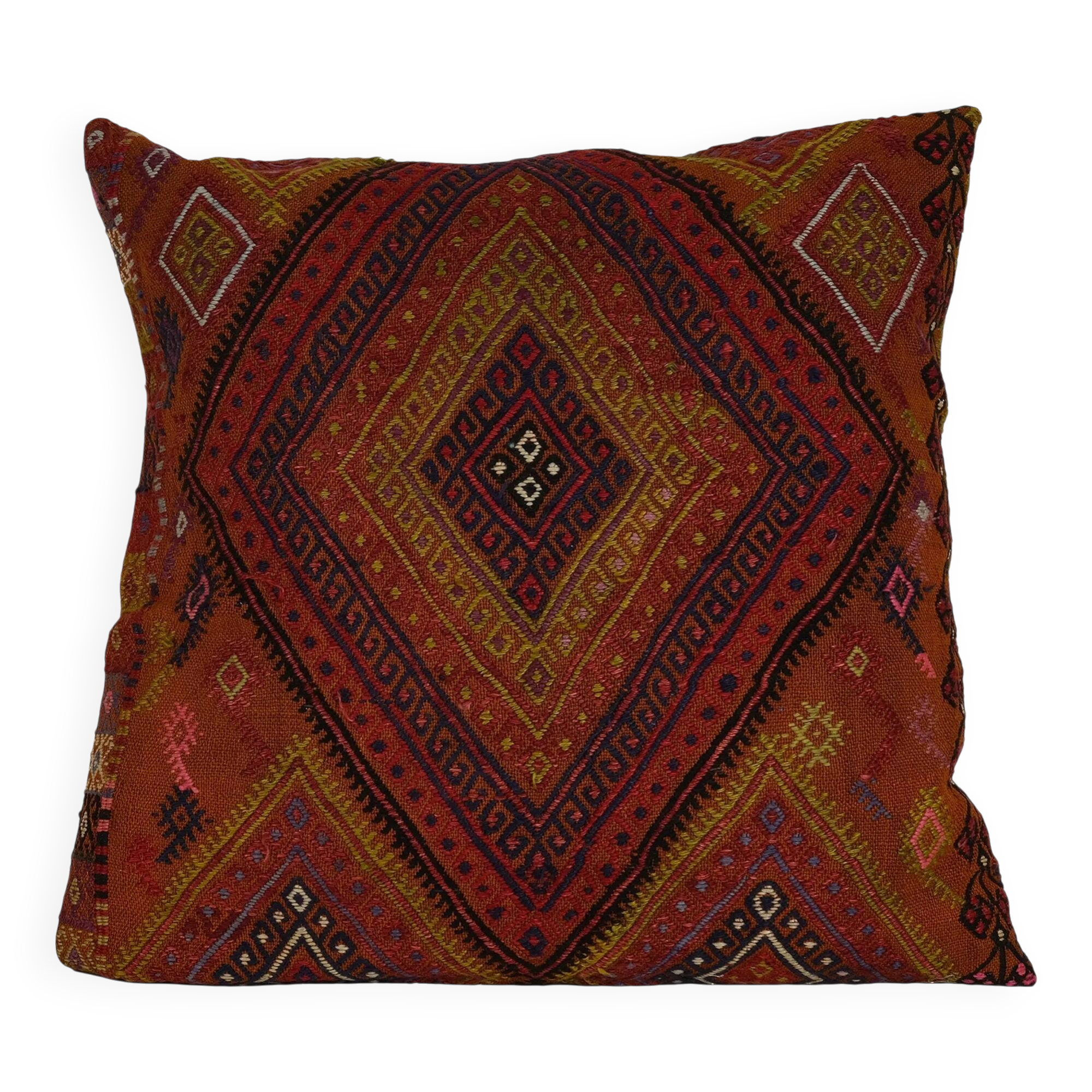Vintage kilim cushion cover 46x46 cm