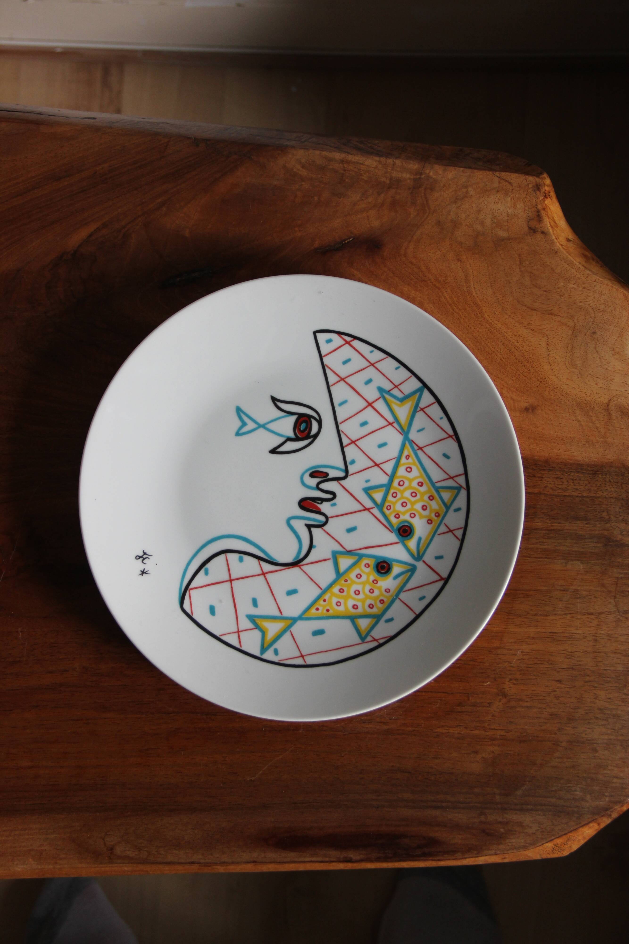 Jean Cocteau porcelain plate