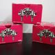 Set of 3 candlesticks Nagel in their original box model Orion