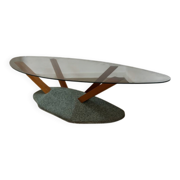 Coffee table by Paolo Deganello, model Artifici from 1985.