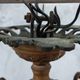 Art Nouveau chandelier in brass and bronze