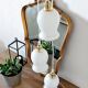 Suspension trio blanche vintage