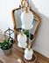Vintage white trio pendant lamp