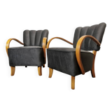 Armchairs by Jindřich Halabala, 1950s, Set of 2