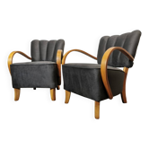 Fauteuils par Jindřich Halabala, 1950s, Set de 2