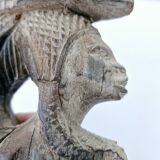 Old Malagasy Mask Rosewood Wood Woman Heads of Women Carved Crafts