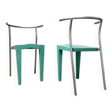 Two starck Dr. Glob chairs edited by Philippe Starck by Kartell italy