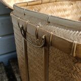 Old trunk rice straw