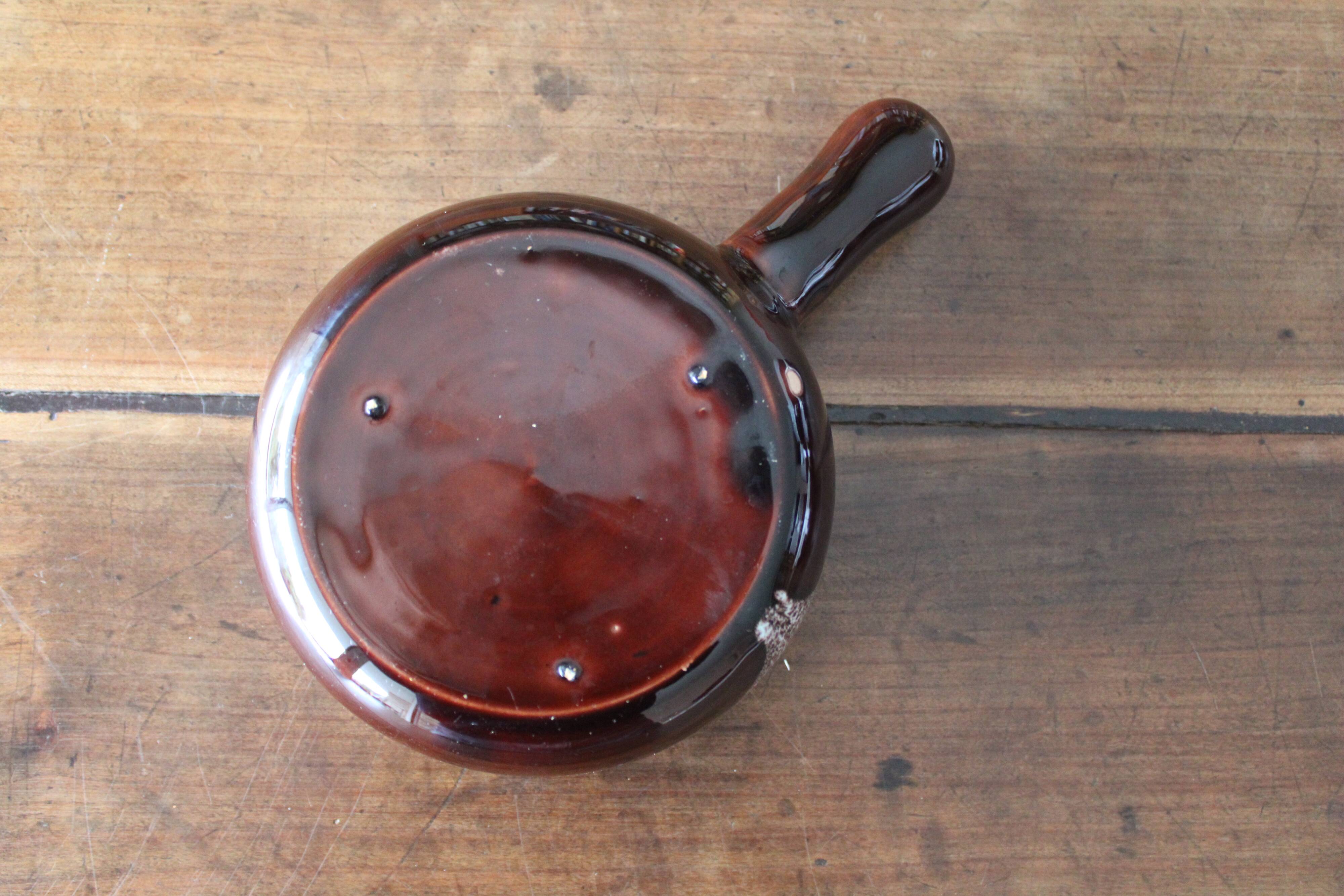 Set of 9 handmade ceramic pans