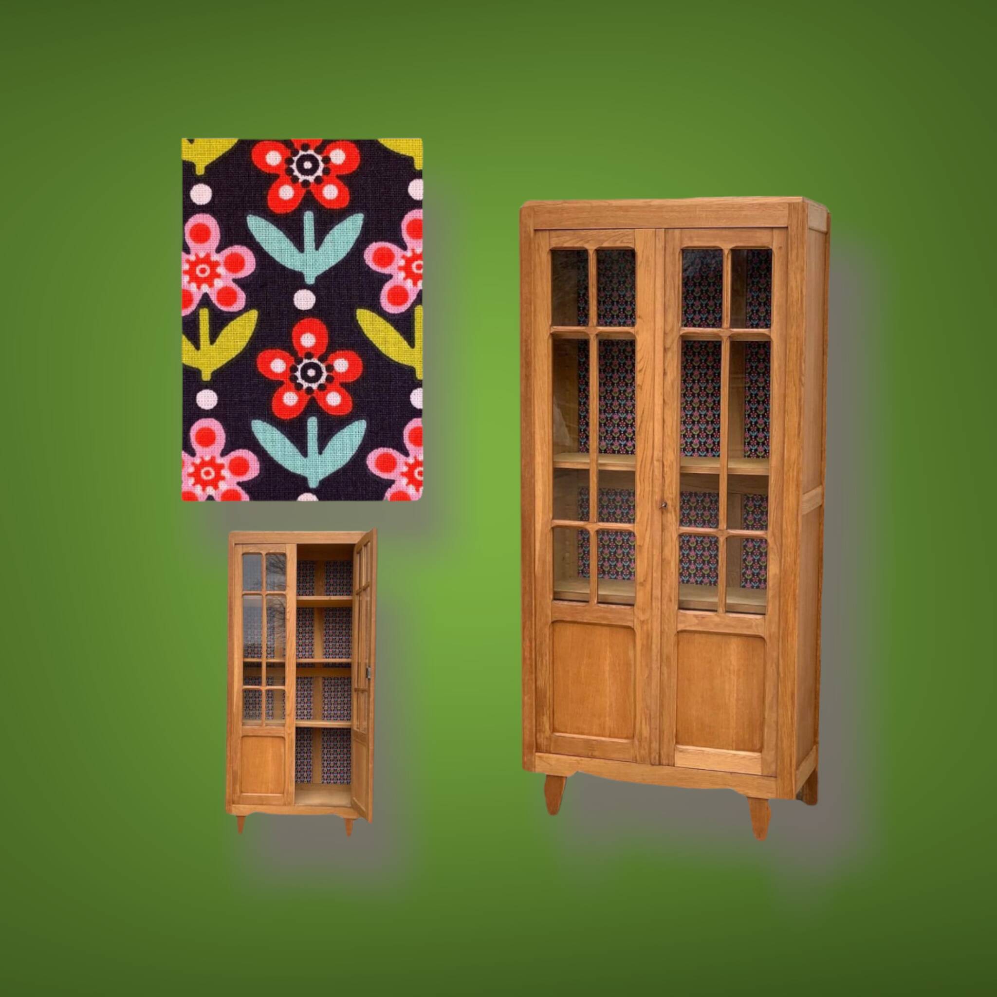 Parisian glazed wardrobe 1950