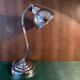 Old desk lamp, Art Deco, in chrome metal-1950