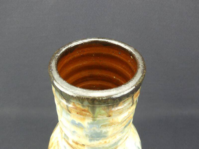 Large stoneware vase from Bouffioulx signed Dubois