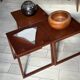 Kai Kristiansen teak built-in tables, 60s design