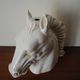 Ceramic horse head lamp base vintage horse lamp base design 70s