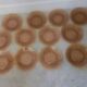 Twelve amber sunflower plates Vereco