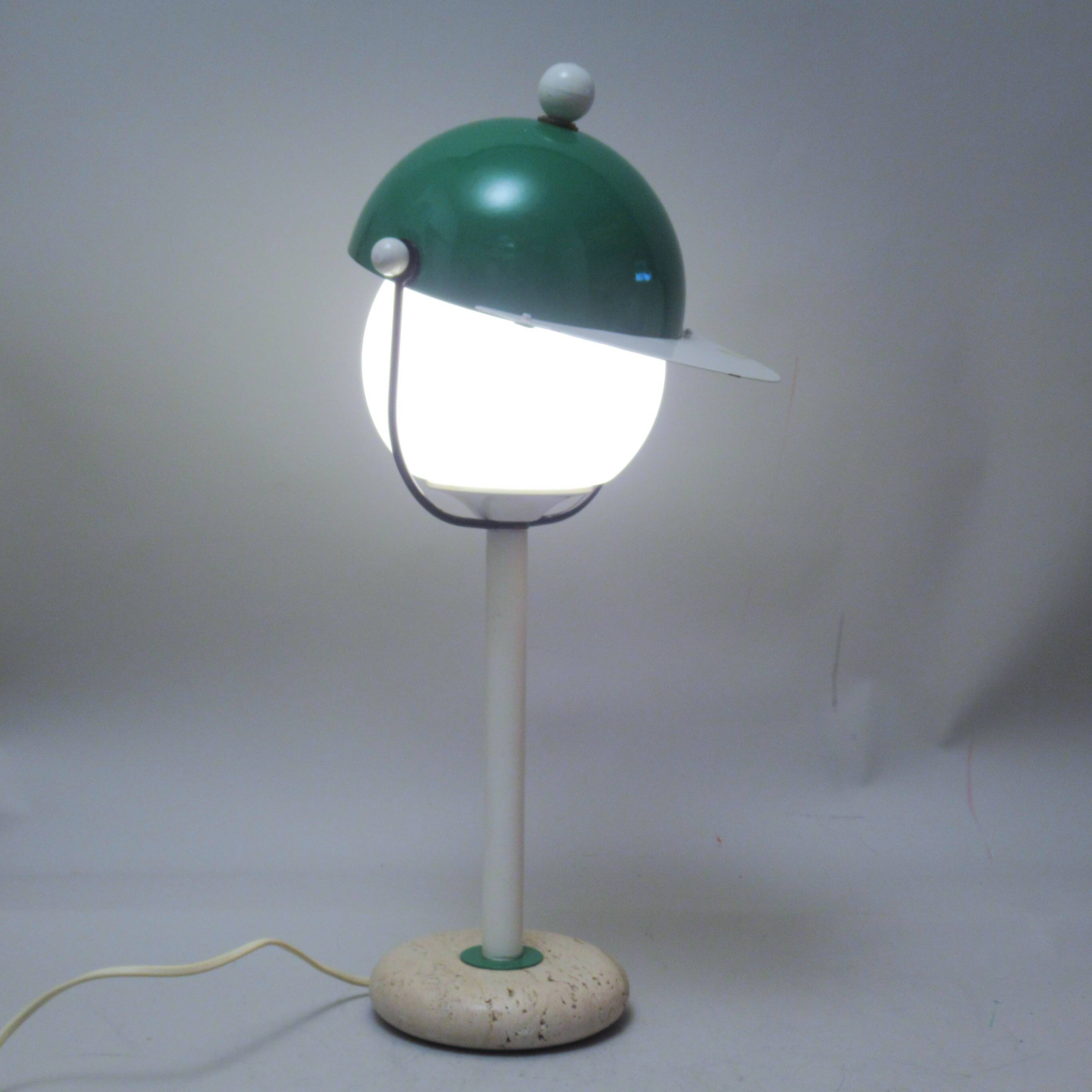 Italian cap lamp Arti e Mestieri from the 1980s.