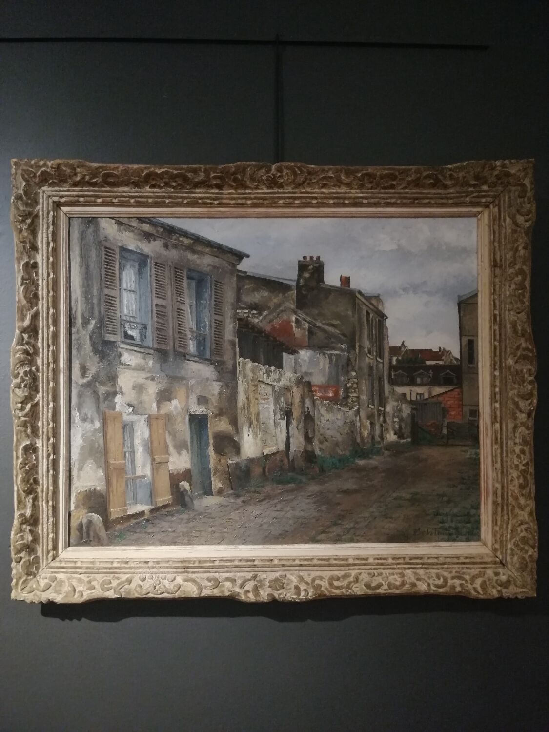 Painting rue de Paris by Germain Delatousche