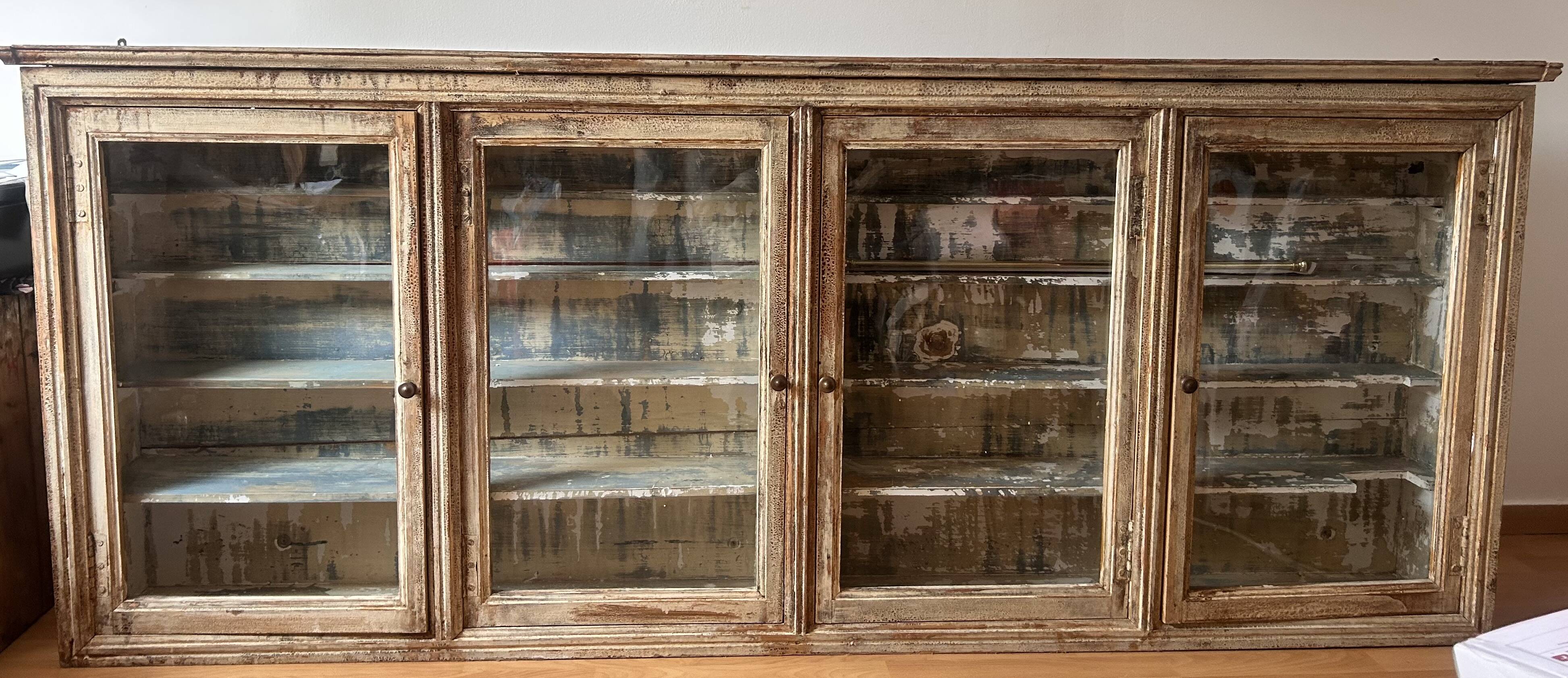 Old wooden shop display case to hang from the early 20th century.