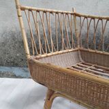 Baby rattan bed