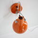Mid-century orange wall lamp/Lidokov, 1970´s