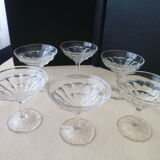6 Old H.Markhbeinn champagne glasses from the Milord Service 1932